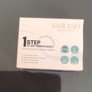 Saviland Nail Stamper Kit - Black and White